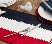 Americana Collection Patriotic Chindi Placemats Multi Color - Set of 4 - Home Decor & Things Are Us