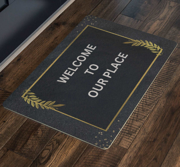 Welcome to Our Place Door Mat - Home Décor & Things Are Us