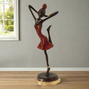 African Lady Dancer Figurine - Home Décor & Things Are Us