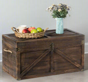 Alderwood Lockable Storage Trunk - Home Décor & Things Are Us