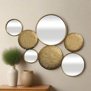 Benuve Golden Multi Level Wall Mirror - Home Décor & Things Are Us