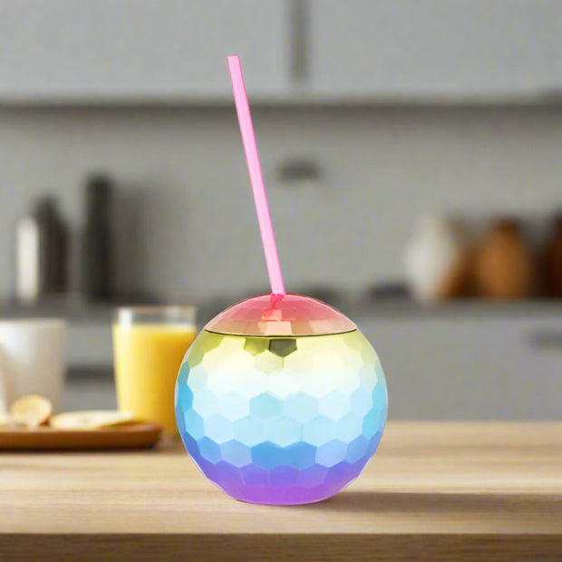 Blush Rainbow Disco Ball Tumbler Assorted Color - Home Décor & Things Are Us