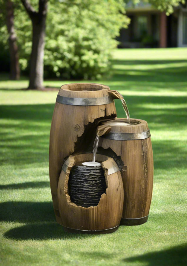 Broken Barrels Fountain - Home Décor & Things Are Us