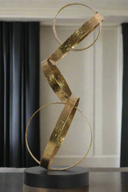 Cascading Circles Abstract Sculpture - Home Décor & Things Are Us