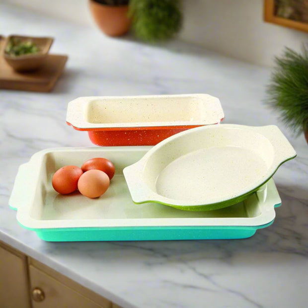 Ceramic Bakeware Set 3 Piece - Home Décor & Things Are Us