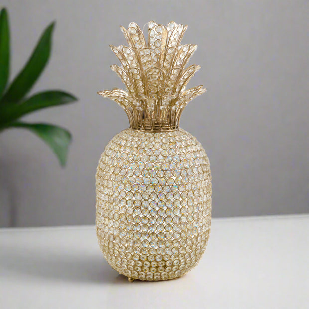 Cristal Gold Pineapple Sculpture - Home Décor & Things Are Us