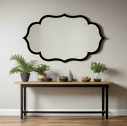 Curved Scalloped Wall Mirror - Home Décor & Things Are Us