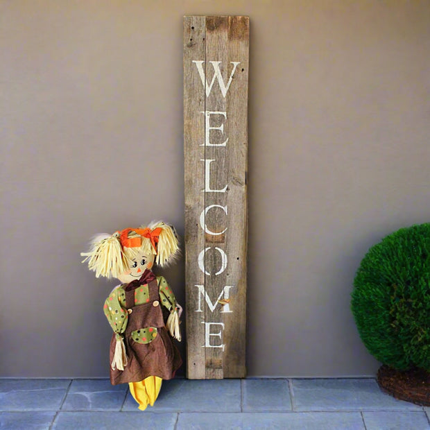 Dark Gray And White Front Porch Welcome Sign - Home Décor & Things Are Us