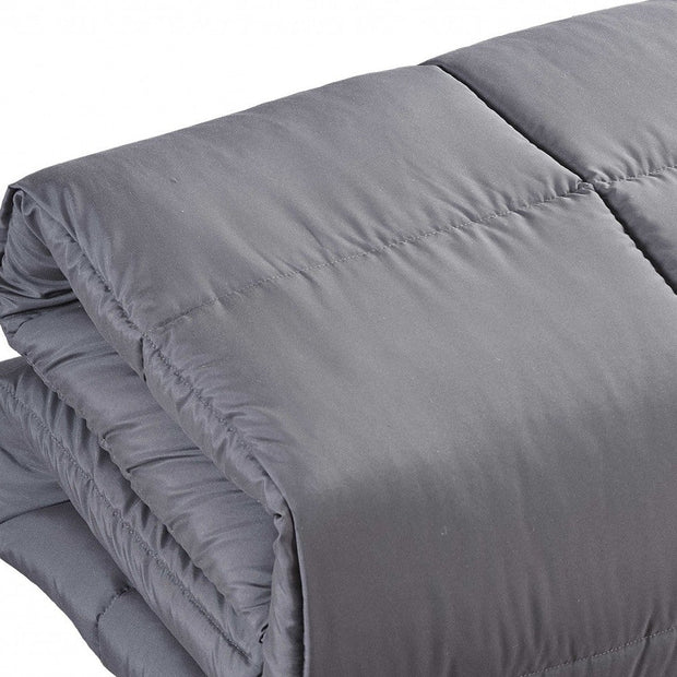 Dark Gray California King Polyester Thread Count Down Alternative Comforter - Home Décor & Things Are Us