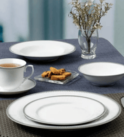 Dinnerware 57Pc. Serv - 8 Silver - Home Décor & Things Are Us