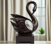 Dove Figurine Sculpture, Marbleized Cherry Brown - Home Décor & Things Are Us