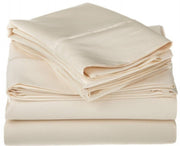 Egyptian Cotton 1500 Thread Count Solid Sheet Set Queen - Ivory - Home Décor & Things Are Us