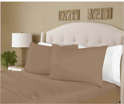 Egyptian Cotton 1500 Thread Count Solid Sheet Set Queen - Taupe - Home Décor & Things Are Us