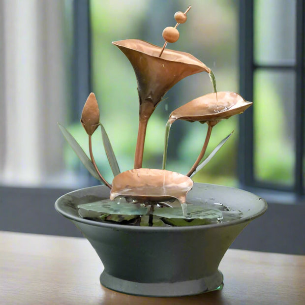 Flower Table Top Fountain - Home Décor & Things Are Us