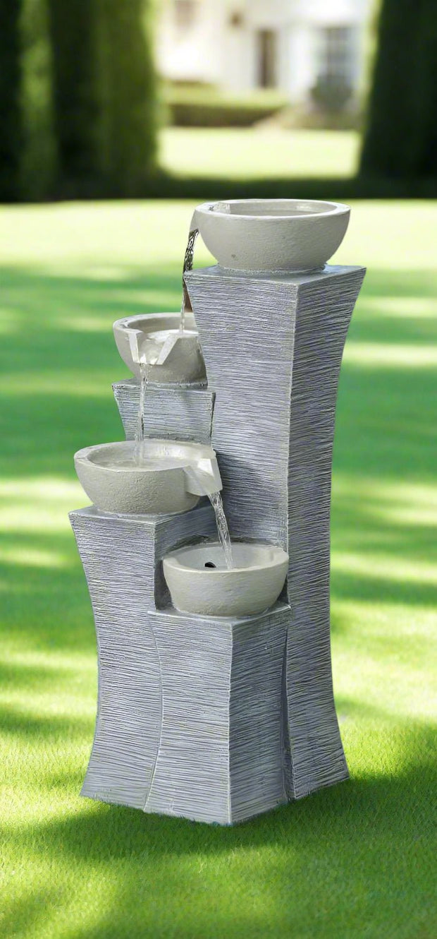 Four - Tiered Modern - Style Water Fountain - Home Décor & Things Are Us