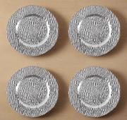 Frankford Charger Plates Set of 4, 13", Silver - Home Décor & Things Are Us