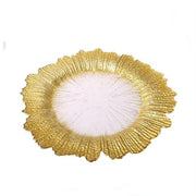 Gold Flower Shaped Chargers, Set of 4 - Home Décor & Things Are Us