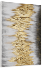 Gold Frequency' by Martin Edwards - Oil Painting 3D Canvas Wall Art - Home Décor & Things Are Us