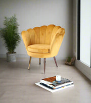 Golden Seashell Accent Chair - Home Décor & Things Are Us