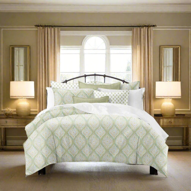 Green Tea King Size Duvet Cover & 2 Pillow Shams Set - 3 Piece - Home Décor & Things Are Us