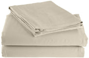 Rayon from Bamboo 300 Thread Count Solid Sheet Set California King-Ivory