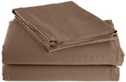 Rayon from Bamboo 300 Thread Count Solid Sheet Set King-Taupe - Home Décor & Things Are Us