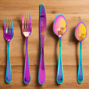 Home Stravidia Stainless Steel Flatware Set - Rainbow - 20 Piece - Home Décor & Things Are Us