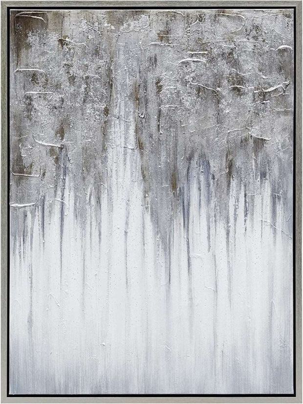 Iceberg Textured Metallic Hand Painted Wall Art by Martin Edwards - Home Décor & Things Are Us