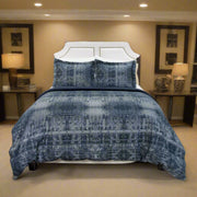 Indigo Queen 100% Cotton 300 Thread Count Washable Duvet Cover - Home Décor & Things Are Us