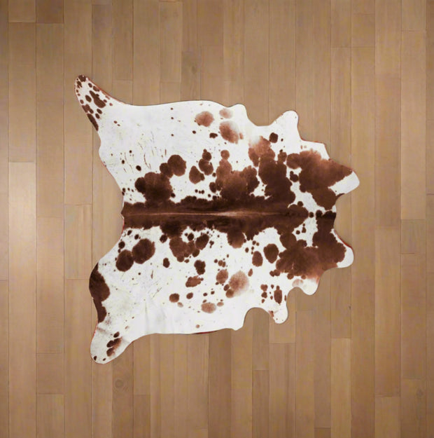 Kobe Cowhide Rug - Salt, Pepper Brown & White - Home Décor & Things Are Us