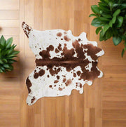 Kobe Cowhide Rug - Salt, Pepper Brown & White - Home Décor & Things Are Us