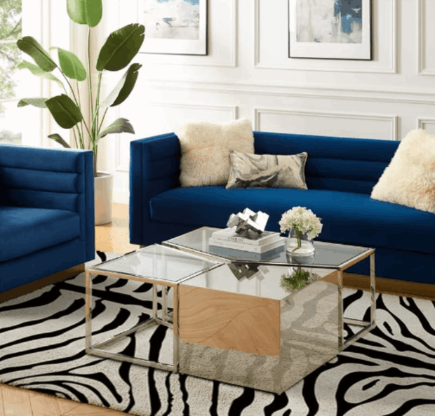 Kristy Coffee Table, Gold - 3 Piece - Home Décor & Things Are Us