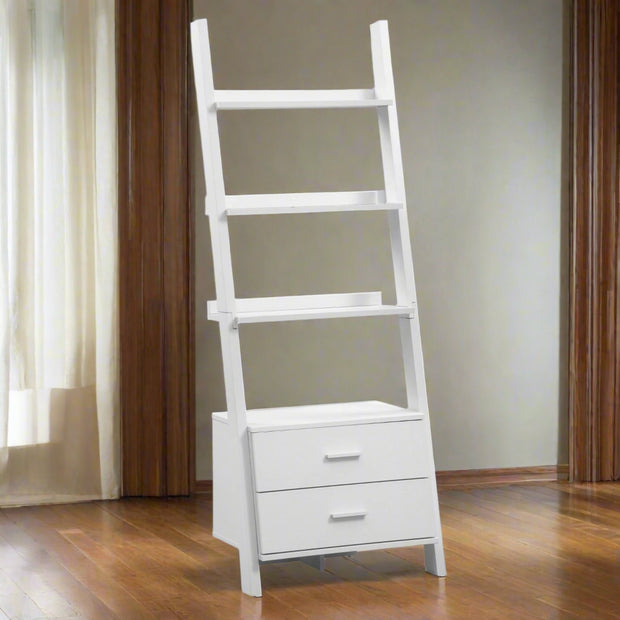 Ladder Bookcase With Two Drawers - Home Décor & Things Are Us