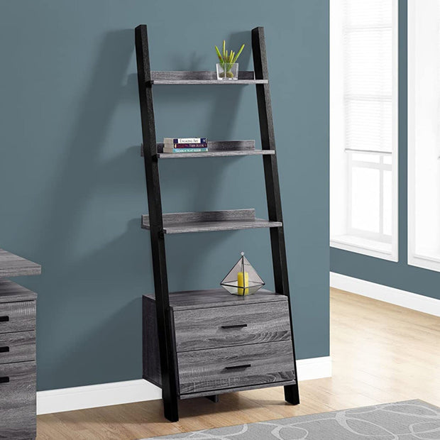 Ladder Bookcase With Two Drawers - Home Décor & Things Are Us