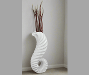 Large Horn Floor Vase White - Home Décor & Things Are Us