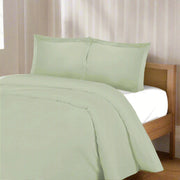 Light Green Queen Cotton Blend 1000 Thread Count Washable Duvet Cover Set - Home Décor & Things Are Us