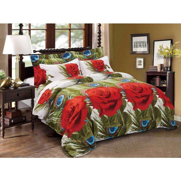 Luxury Rose Floral Bedding Duvet Cover Set - Home Décor & Things Are Us