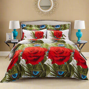 Luxury Rose Floral Bedding Duvet Cover Set - Home Décor & Things Are Us