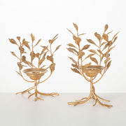 Gold Leaf & Vine Candleholders - Home Decor & Things Are Us