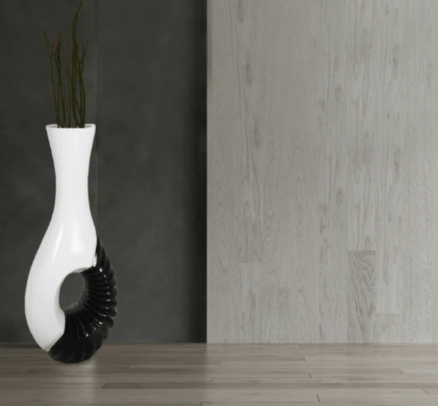 Modern Black and White Large Floor Vase - 43 Inch Tall - Home Décor & Things Are Us