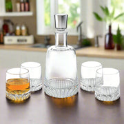 Mouth Blown European Crystal Whiskey Set 5 Piece - Home Décor & Things Are Us