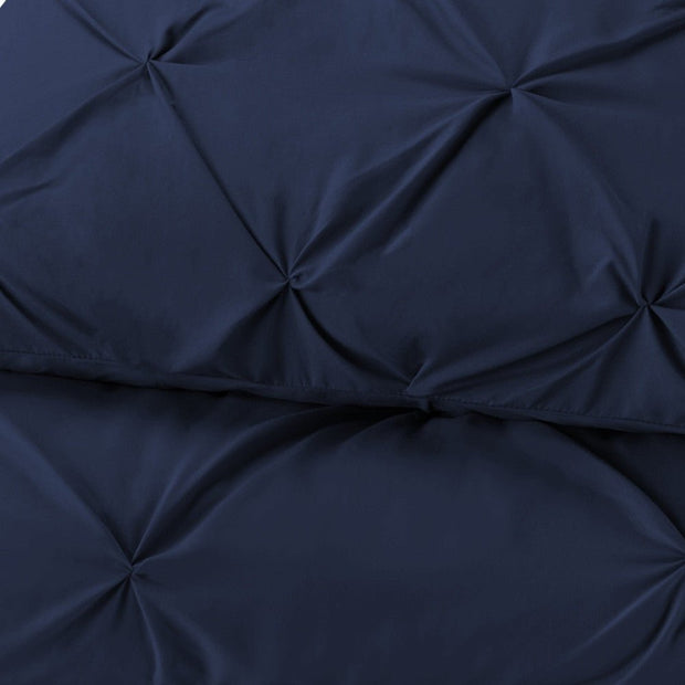 Navy Blue Queen Microfiber 110 Thread Count Washable Down Alternative Comforter - Home Décor & Things Are Us