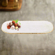 Oval Edge Gold Leaf Platter - Home Décor & Things Are Us