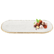 Oval Edge Gold Leaf Platter - Home Décor & Things Are Us