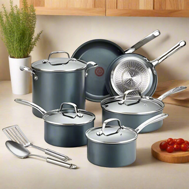 Platinum Nonstick Cookware Set with Induction Base, Unlimited Cookware Collection - 12 Piece - Home Décor & Things Are Us