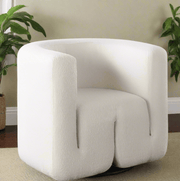 Pulse Boucle Fabric Accent Chair, Ivory - Home Décor & Things Are Us