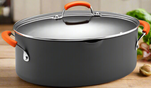 Rachael Ray Quart Nonstick Dishwasher Safe Covered Oval Pot - Home Décor & Things Are Us