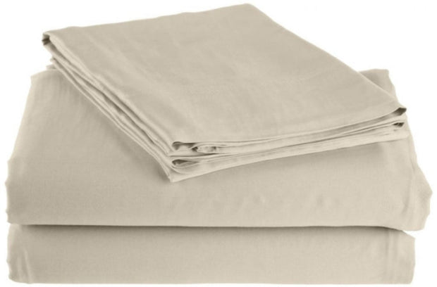 Rayon from Bamboo 300 Thread Count Solid Sheet Set California King - Ivory - Home Décor & Things Are Us