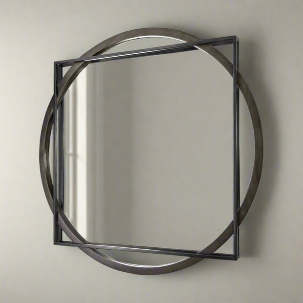 Round & Square Black Wall Mirror - Home Décor & Things Are Us