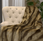 Sheared Faux Chinchilla Throw - Home Décor & Things Are Us